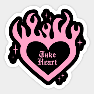 Take Heart Sticker